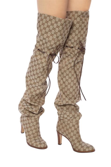 gucci knee high boots price|gucci thigh high boots sale.